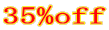 35%off 